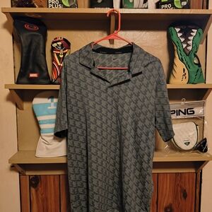 Nike Gray Dri-FIT Polo Shirt